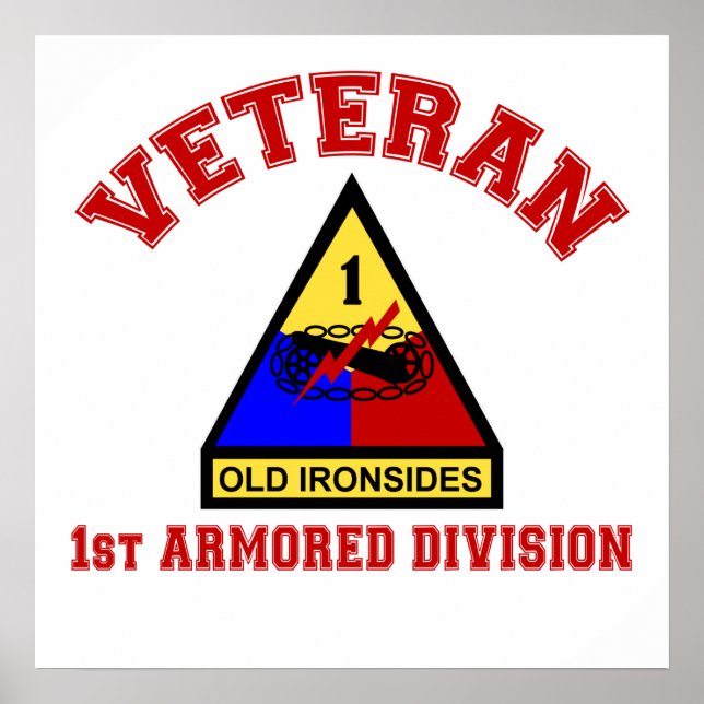 Affiche 1st AD Veteran College Style (Devant)