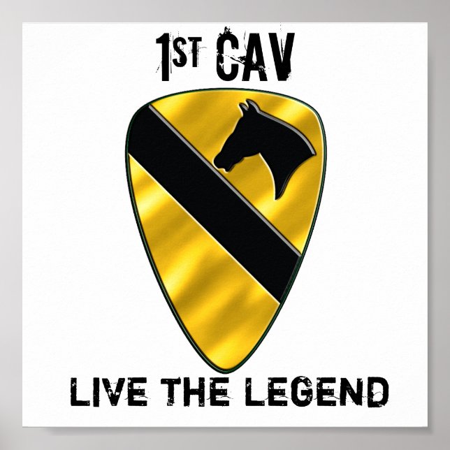 Affiche 1st Cavalry Division (Devant)