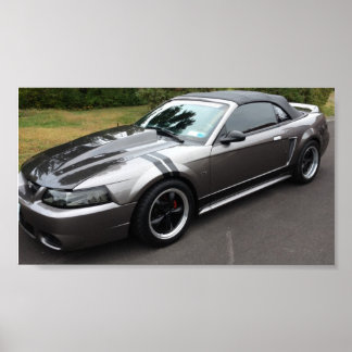 Affiche 2000 mustang gt convertible