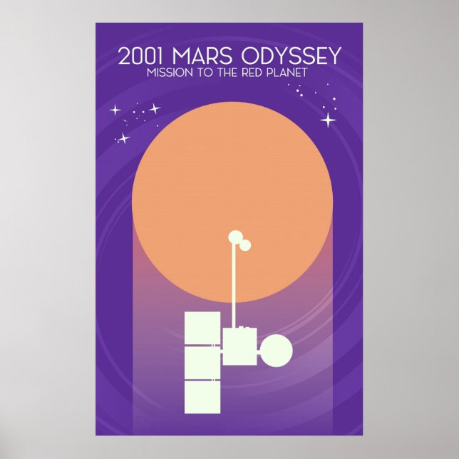 Affiche 2001 mars odyssey (Devant)