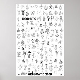 Affiche 2009 de robots d'Artomatic 7