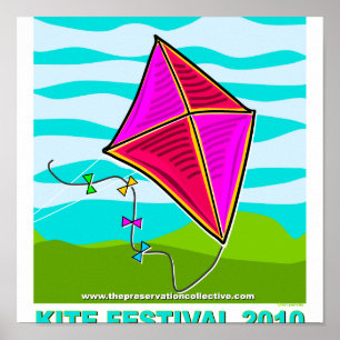 Affiche 2010 de festival de cerf-volant