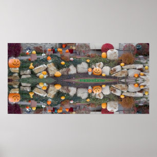 Affiche 2013 Jack-o-Lanterns 24x12 Reflection Print