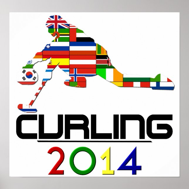 Affiche 2014 : Curling (Devant)