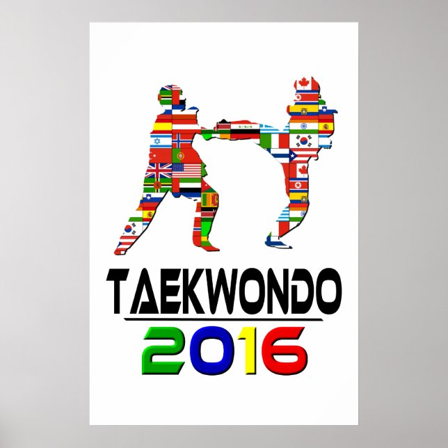 Affiche 2016 : Taekwondo (Devant)