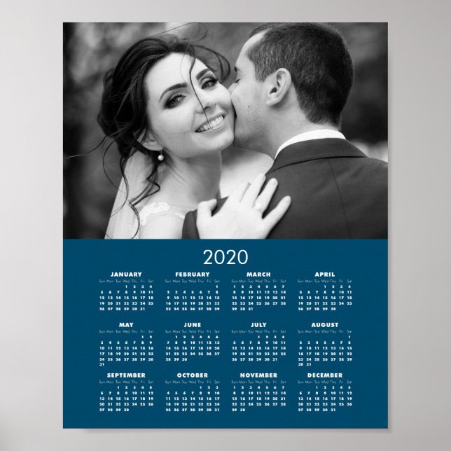 Affiche 2020 Calendar Your Photo (Devant)