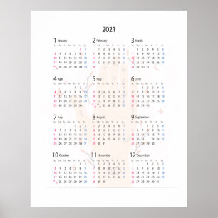 Affiche 2021 Bonne année 2021 Bonne année 2021 Bonne année