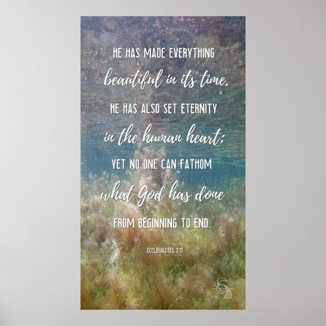 Affiche 2022 Eaux Anciennes : Ecclesiastes 3:11 (Devant)