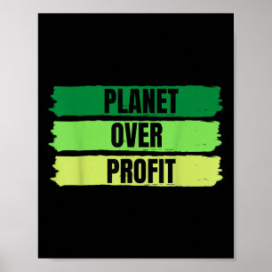 Affiche 2022 Planet Over Profit Jour des terres T-shirt Vi