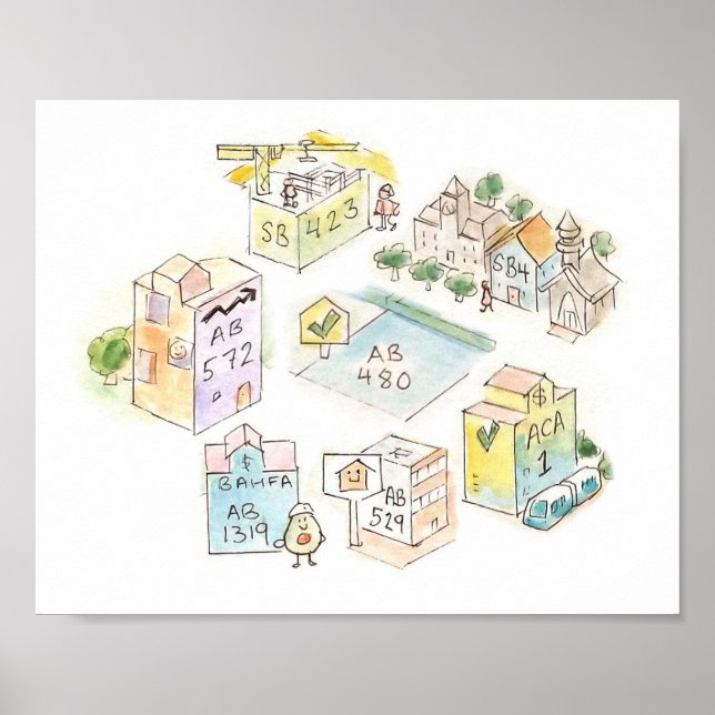 Affiche 2023 Projets de loi sur le logement divers (Devant)