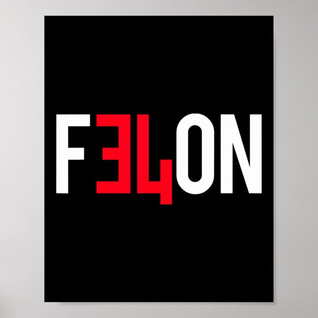 Affiche 2024 Condamné Felon &# ; Plus De Raisons De Voter  (Devant)
