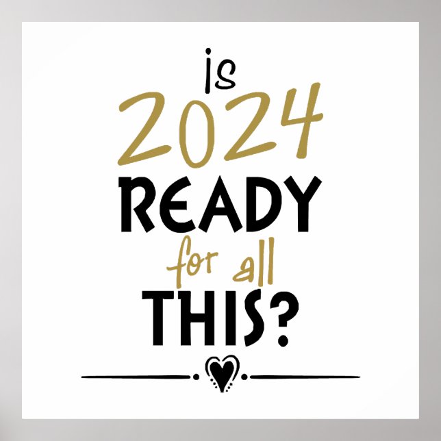 Affiche 2024 est-il prêt pour tout cela (Devant)