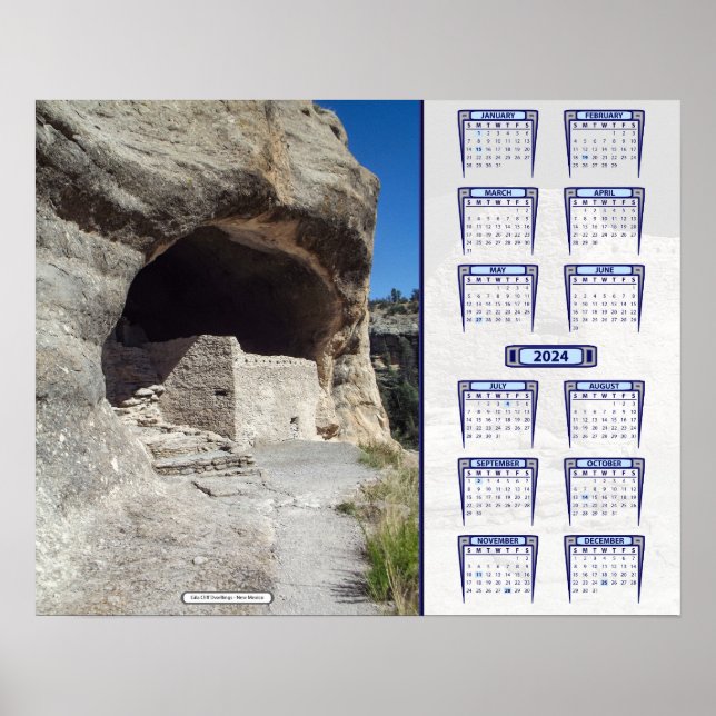 Affiche 2024 - "Gila Dwelling" (Devant)