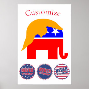 Affiche 2024 Jamais Trump Thunder_Cove