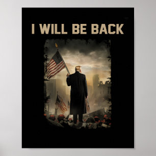 Affiche 2024 Je serai de retour (sur le dos)