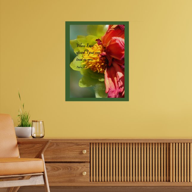 Affiche 2024 JW year text Psalm 56:3 (Salon 2)