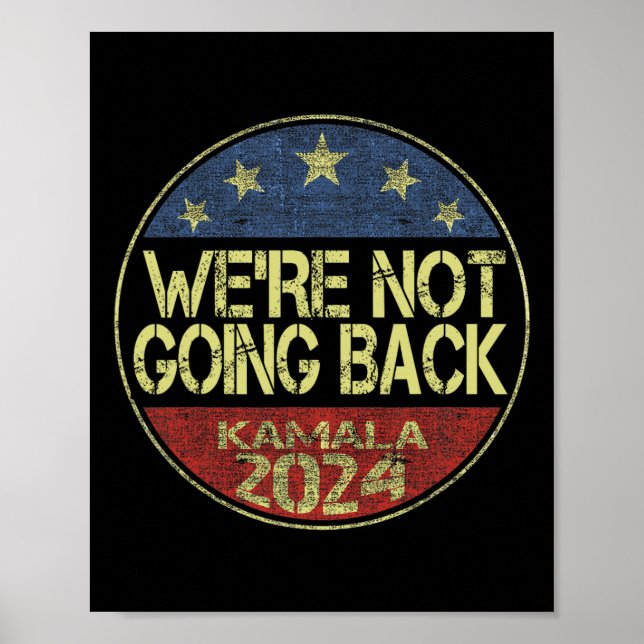 Affiche 2024 Pour La Campagne Du Président (Devant)