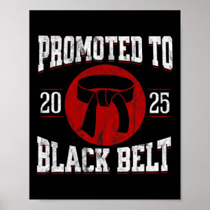 Affiche 2025 Black Belt Achievement Tang Soo Do Karate Tae