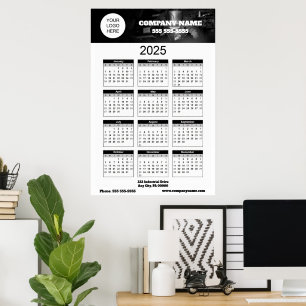Affiche 2025 Entreprise Promotionnelle Grand