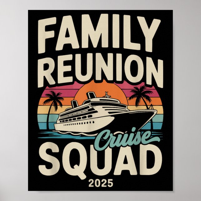 Affiche 2025 Équipe de croisière Retrouvailles Familiales  (Devant)