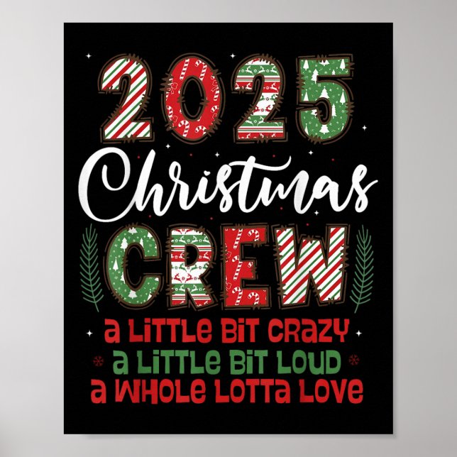 Affiche 2025 Équipement De Noël Un Petit Peu Fou Loud Vaca (Devant)