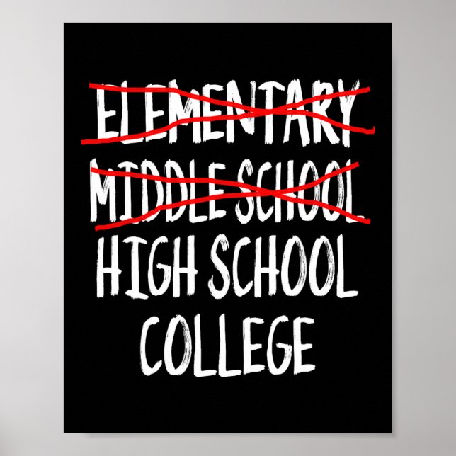 Affiche 2025 Junior High Graduation Funny Middle School Gr (Devant)