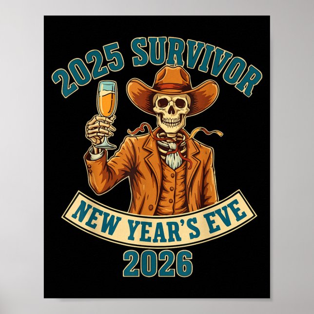 Affiche 2025 Survivor New Year's Eve 2026  (Devant)