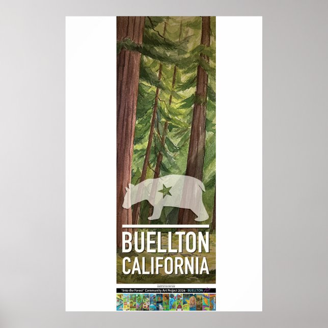 Affiche 2026 - Arbres de la forêt (Devant)