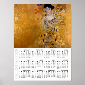 Affiche 2026 Calendar, Large, Adele, Lady in Gold / Klimt
