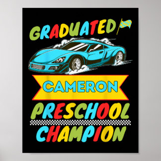 Affiche 2026 Cameron Dernier Jour De Maternelle Personnali