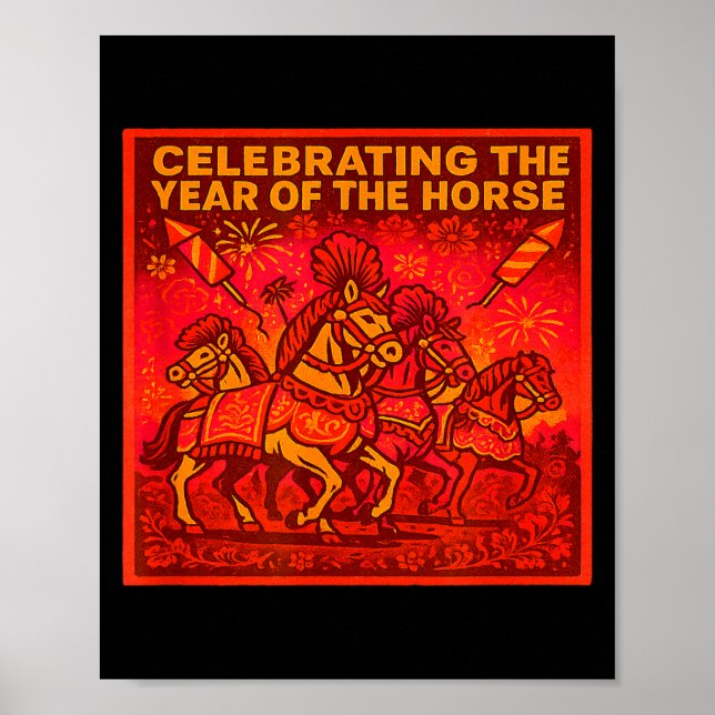 Affiche 2026 Chinese New Year - Celebrating The Year Of Th (Devant)