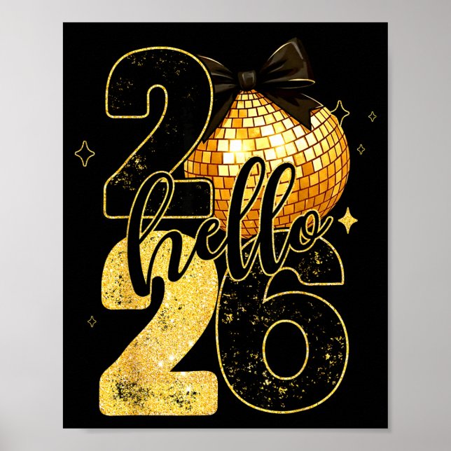 Affiche 2026 New Years Eve For Womens Men Mom Kids Happy N (Devant)