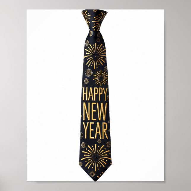 Affiche 2026 New Year's Party Funny Fireworks Party New Ye (Devant)