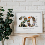 Affiche 20 ans de mariage photo Collage Anniversaire Maria<br><div class="desc">Célébrez deux décennies d'amour et de moments chéris avec ce "20 ans de mariage" 24 photo collage mariage anniversaire design par The Arty Apples. Présentez les meilleurs souvenirs de votre voyage de 20 ans ensemble dans ce magnifique collage photo. Parfait pour votre maison ou comme cadeau sincère à votre conjoint,...</div>