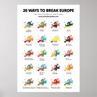Affiche 20 manières de briser l'Europe