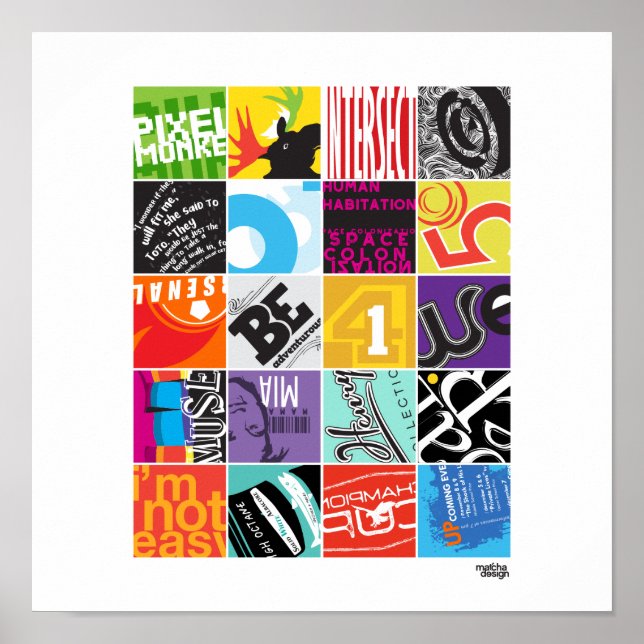 Affiche 20 Projet Carré I (Devant)