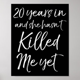 Affiche 20e Anniversaire 20 ans en Et elle a eu ' ; t K