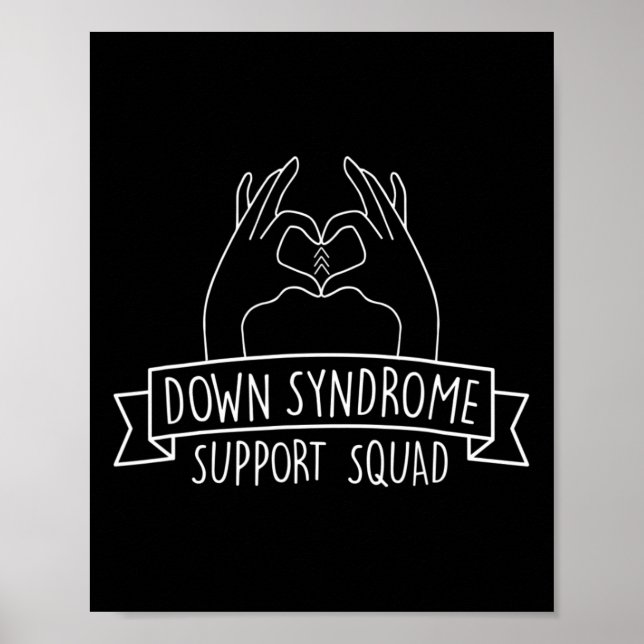 Affiche 21 Équipe de soutien pour le syndrome de Down  (Devant)