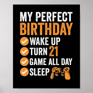 Affiche 21ème tour 21 Mon anniversaire parfait de jeu