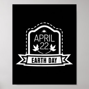 Affiche 22 avril Réchauffement de la Terre Protection de l