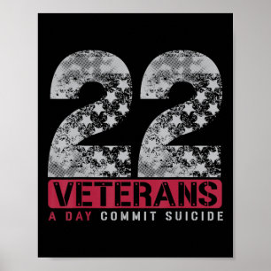 Affiche 22 Étoiles Sensibilisation au suicide chez les vét
