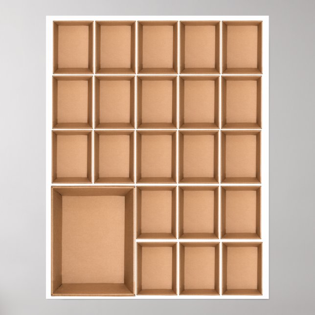 Affiche 22 Image Boxes to create a Class Picture (Devant)