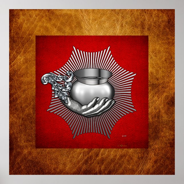 Affiche 23e degré : Chevalier de la vaillance (Devant)