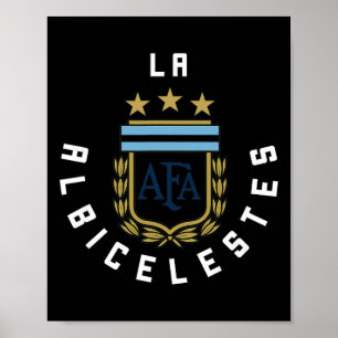 Affiche 2425 Argentine Drapeau Football Maillot Kit Sport 