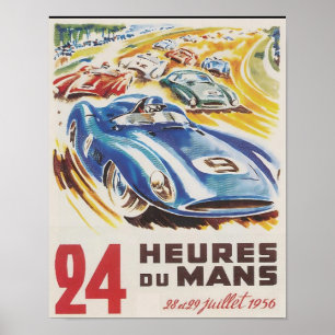Affiche 24 Heures de la course du Mans