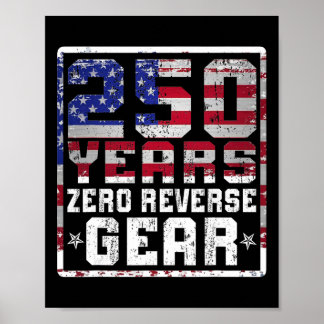Affiche 250 Ans Anniversaire Amérique 1776-2026 Indépendan