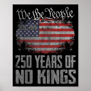 Affiche 250 ans d'Amérique 250e anniversaire USA patriotiq