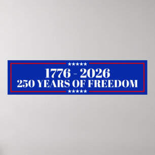 Affiche 250 ans de liberté   États-Unis 1776–2026