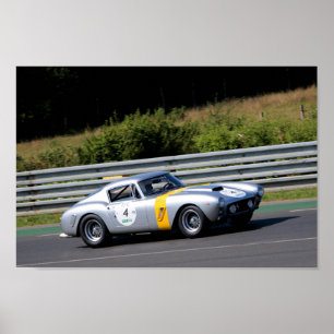 Affiche 250 GT Berlinetta Le Mans Classic 2018