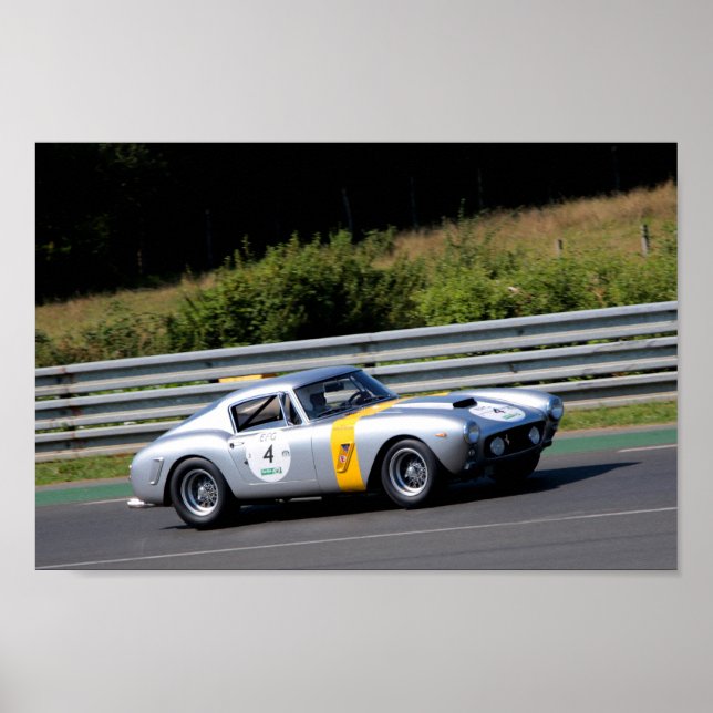 Affiche 250 GT Berlinetta Le Mans Classic 2018 (Devant)